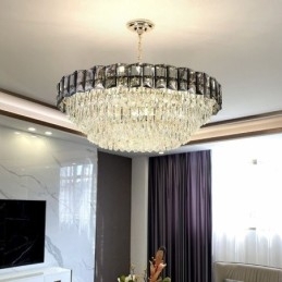 Krystall Pendellampe Moderne Taklamper