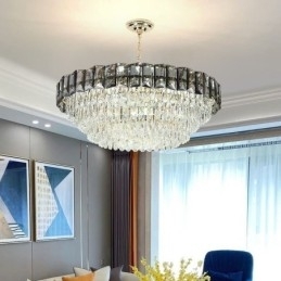 Krystall Pendellampe Moderne Taklamper