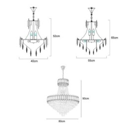 Moderne Krystall Pendellampe Taklampe