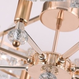 Hvit Krystall Pendellampe Moderne Taklamper Hengende Lamper