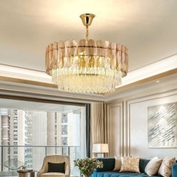 Moderne K9 Krystall Pendellampe Taklampe