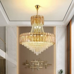 Europeisk Krystall Pendellampe Moderne Taklampe