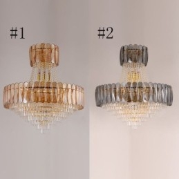 Europeisk Krystall Pendellampe Moderne Taklampe
