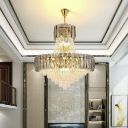 Europeisk Krystall Pendellampe Moderne Taklampe