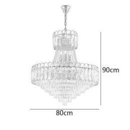 Europeisk Krystall Pendellampe Moderne Taklampe