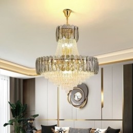 Europeisk Krystall Pendellampe Moderne Taklampe
