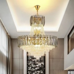 Europeisk Krystall Pendellampe Moderne Taklampe