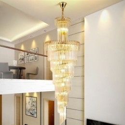 Moderne Krystall Taklampe Pendellampe