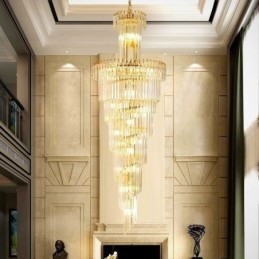Moderne Krystall Taklampe Pendellampe