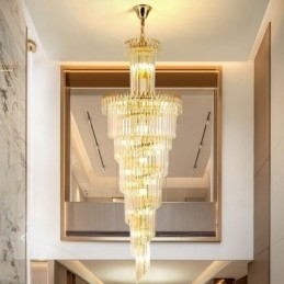 Moderne Krystall Taklampe Pendellampe