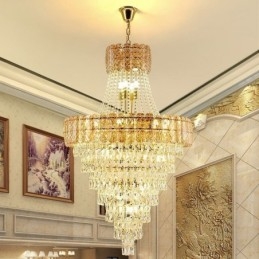 Moderne Elegant Krystall Pendellampe Konisk Taklampe