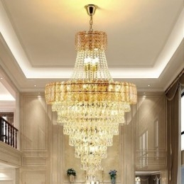 Moderne Elegant Krystall Pendellampe Konisk Taklampe