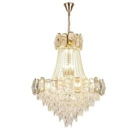 Moderne Krystall Pendellampe Rund Taklampe