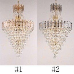 Moderne Elegant Krystall Pendellampe Konisk Hengelampe