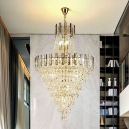 Moderne Elegant Krystall Pendellampe Konisk Hengelampe