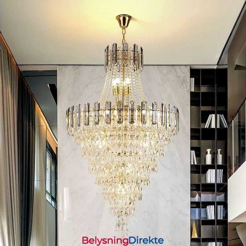 Moderne Elegant Krystall Pendellampe Konisk Hengelampe
