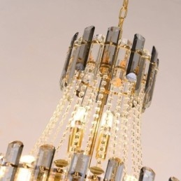 Moderne Elegant Krystall Pendellampe Konisk Hengelampe