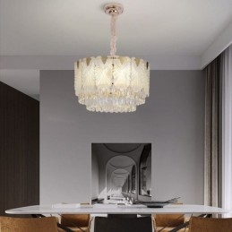 Krystall Pendellampe Lace Rund Taklampe