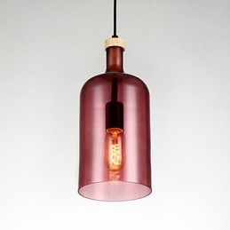Lysekrone Moderne Pendellampe Med Glasskjerm