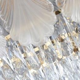 Krystall Pendellampe Lace Rund Taklampe
