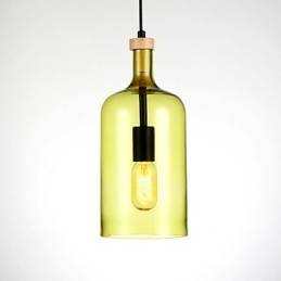 Lysekrone Moderne Pendellampe Med Glasskjerm