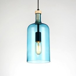Lysekrone Moderne Pendellampe Med Glasskjerm