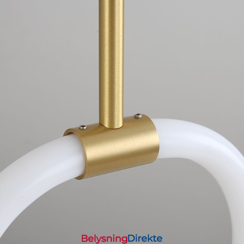 Moderne Enkel Pendellampe I Messing