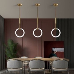 Moderne Taklampe Dimbar Akryl Taklampe