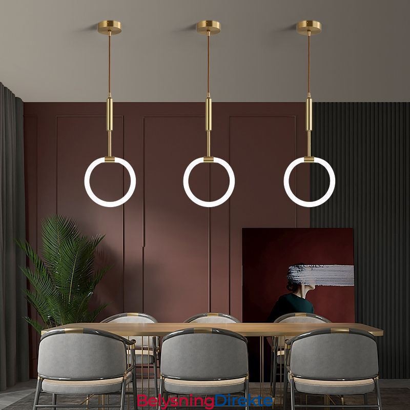 Moderne Taklampe Dimbar Akryl Taklampe