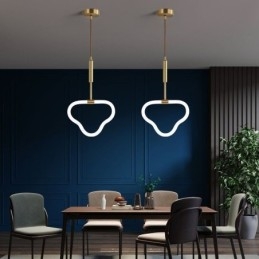 Moderne Taklampe Dimbar Akryl Taklampe