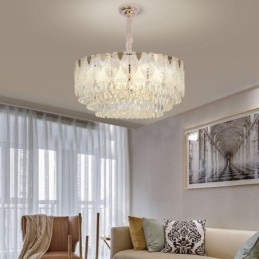 Krystall Pendellampe Lace Rund Taklampe