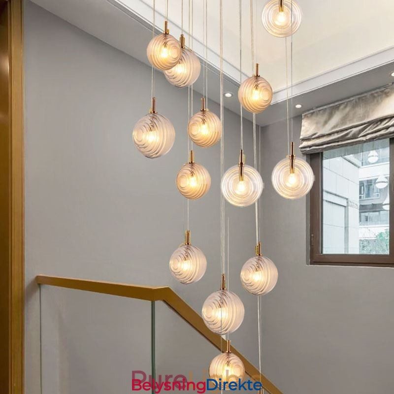 Glass Pendellampe Kreativ Dekorativ Glasskule Loft