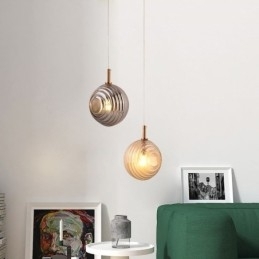 Glass Pendellampe Kreativ Dekorativ Glasskule Loft