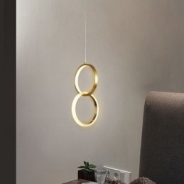Pendellampe Messingringer Dekorativ Lampe