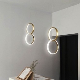 Pendellampe Messingringer Dekorativ Lampe