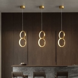 Pendellampe Messingringer Dekorativ Lampe