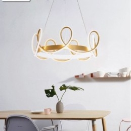 Moderne Hengelampe Crown Pendellampe Aluminium 1 Lyspære