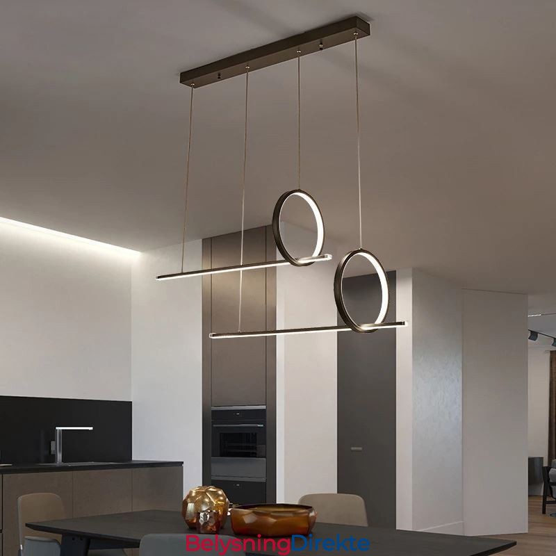 Minimalistisk Dekorativ Lampe Med Pendellampe
