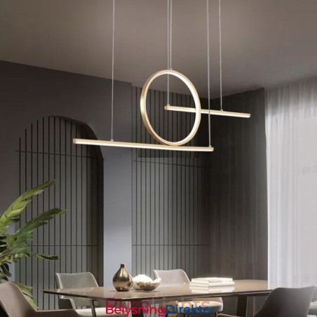 Minimalistisk Dekorativ Lampe Med Pendellampe