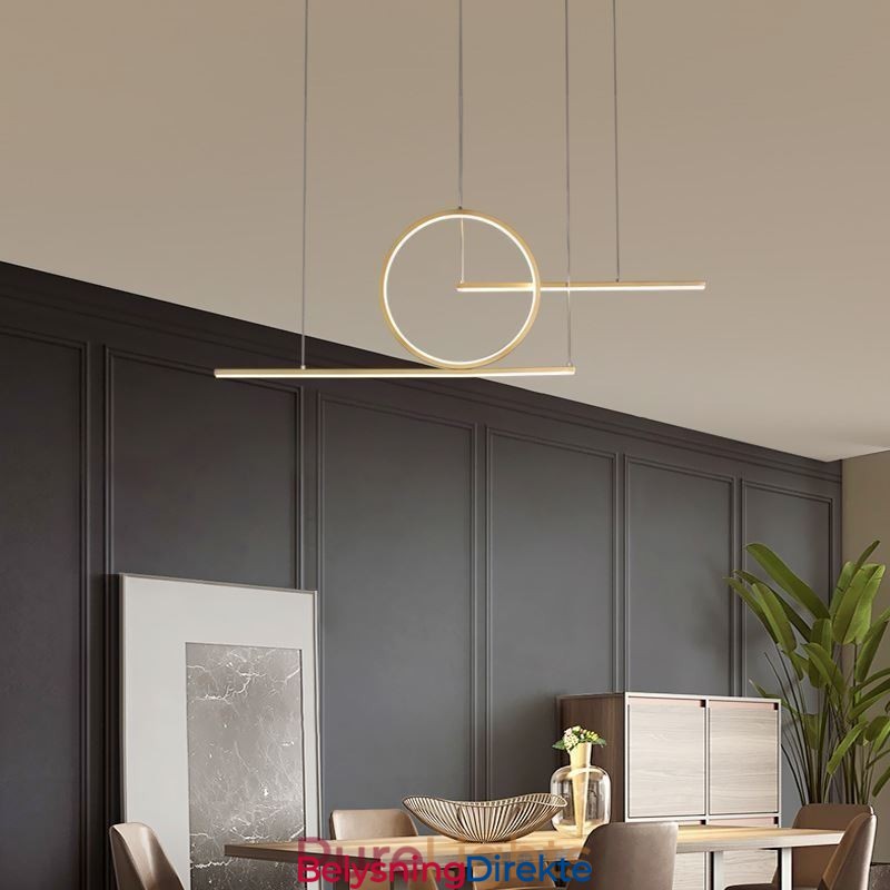 Minimalistisk Dekorativ Lampe Med Pendellampe