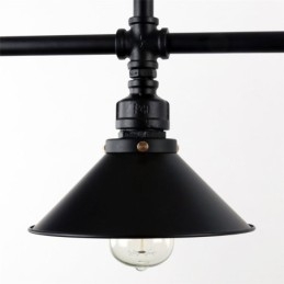 3-Lys Retro Industriell Vintage Vannrør Anhengslampe Lysekrone Landlig Rustikk Stil