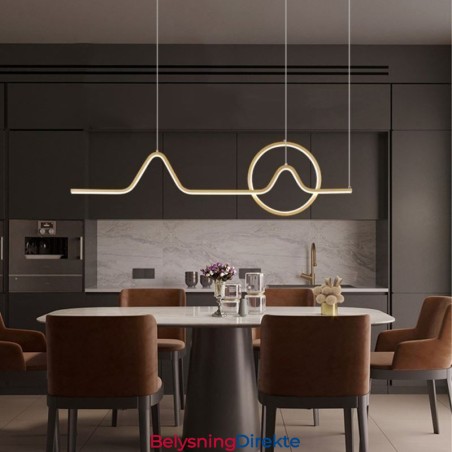 Minimalistisk Pendellampe, Dekorativ Lampe, 52W
