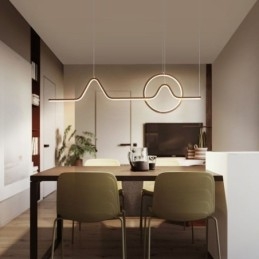 Minimalistisk Pendellampe, Dekorativ Lampe, 52W