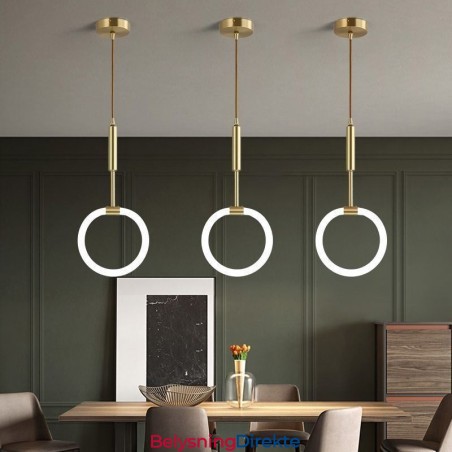 Moderne Taklampe Dimbar Akryl Taklampe L