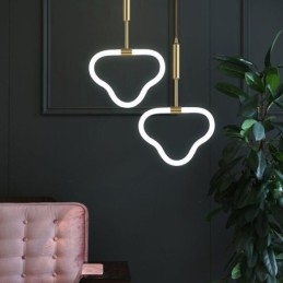 Moderne Taklampe Dimbar Akryl Taklampe L