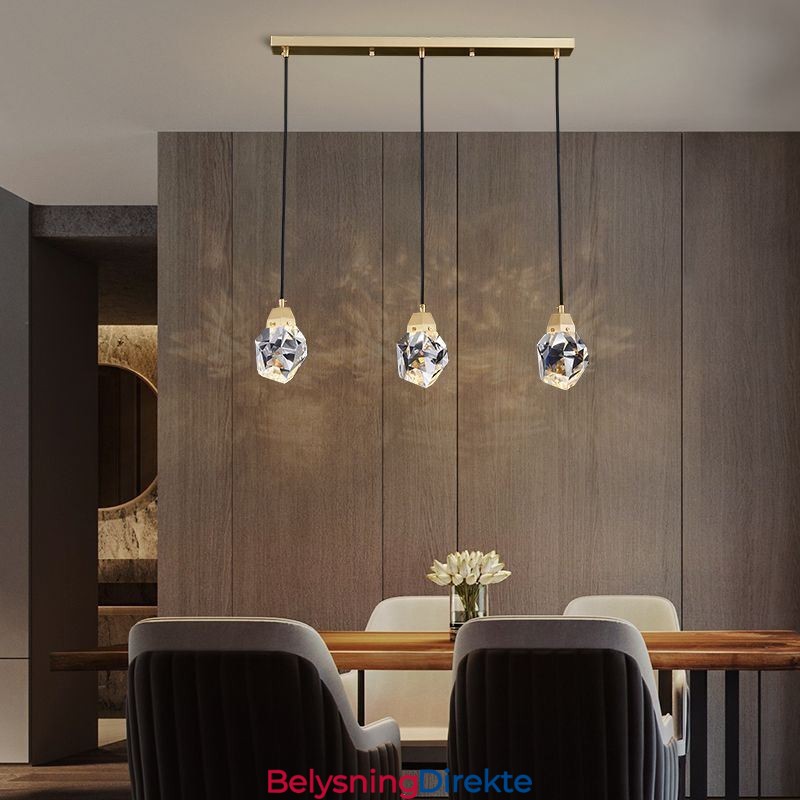 Mini Enkel Krystallkulelampe Hengende Taklampe