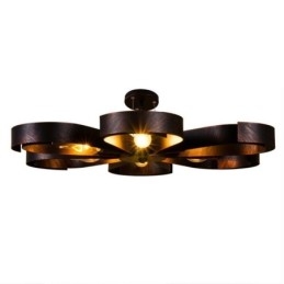 Moderne Vintage Taklampe I Jernformet Blomst