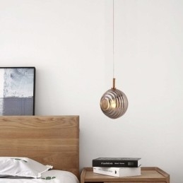 Glass Pendellampe Kreativ Dekorativ Glasskule Loft