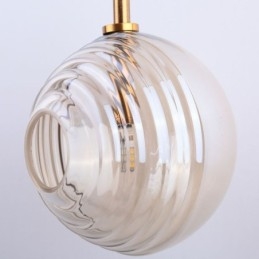 Glass Pendellampe Kreativ Dekorativ Glasskule Loft