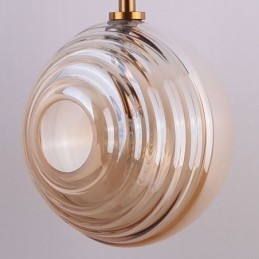 Glass Pendellampe Kreativ Dekorativ Glasskule Loft